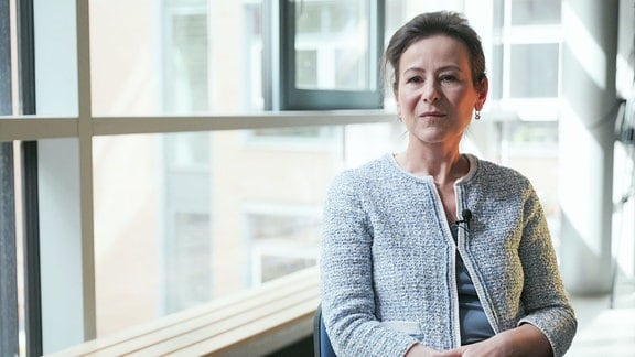 Eine Frau im Porträt
