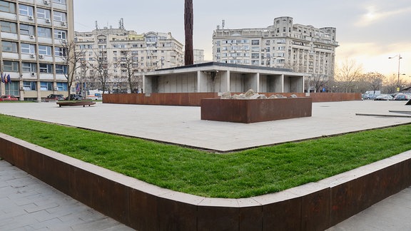Holocaust-Mahnmal für die Hunderttausenden rumänischen Juden, die der systematischen Judenverfolgung durch die rumänischen Behörden zum Opfer fielen.